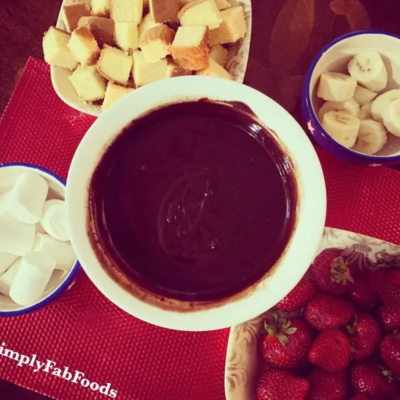 V’s Chocolate Fondue