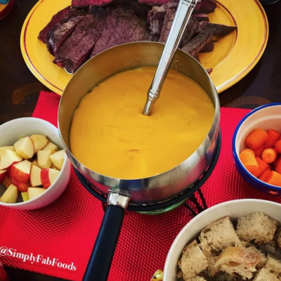 V’s Beer Cheese Fondue