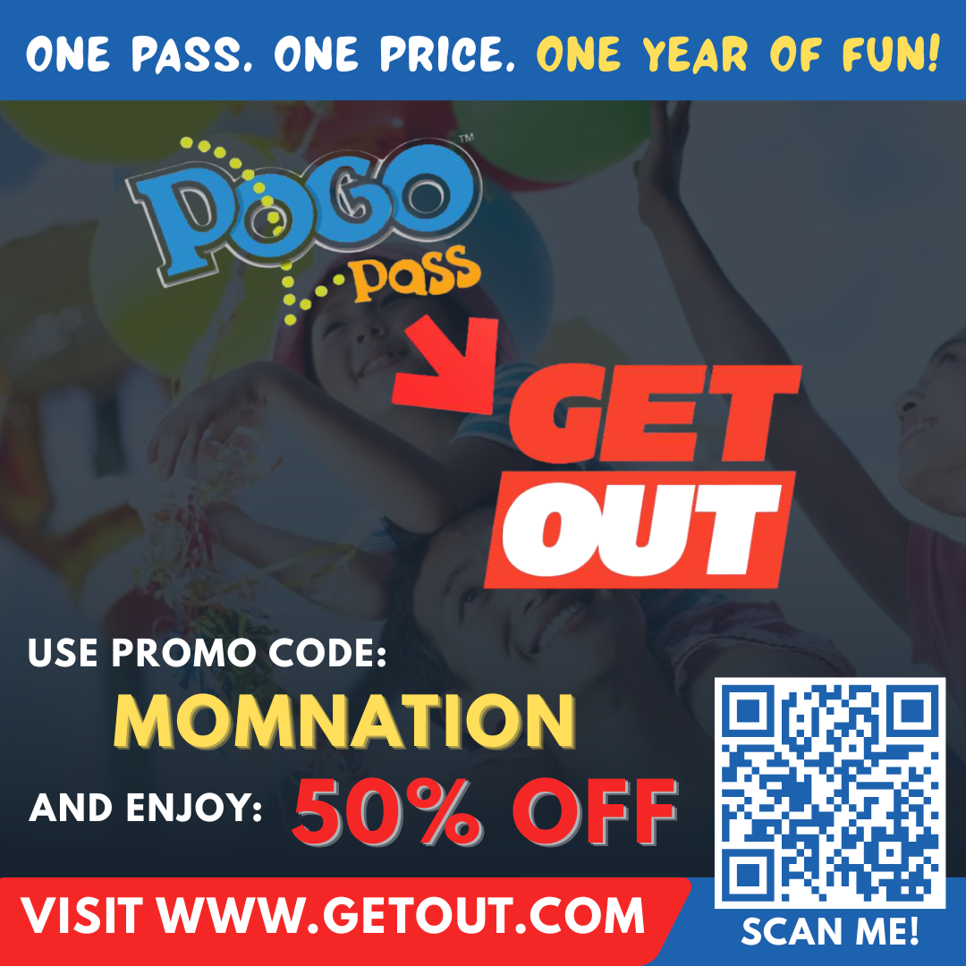 Use the code 𝐌𝐎𝐌𝐍𝐀𝐓𝐈𝐎𝐍 for a 𝟓𝟎% 𝐝𝐢𝐬𝐜𝐨𝐮𝐧𝐭 of Get Out Pass / Pogo Pass!