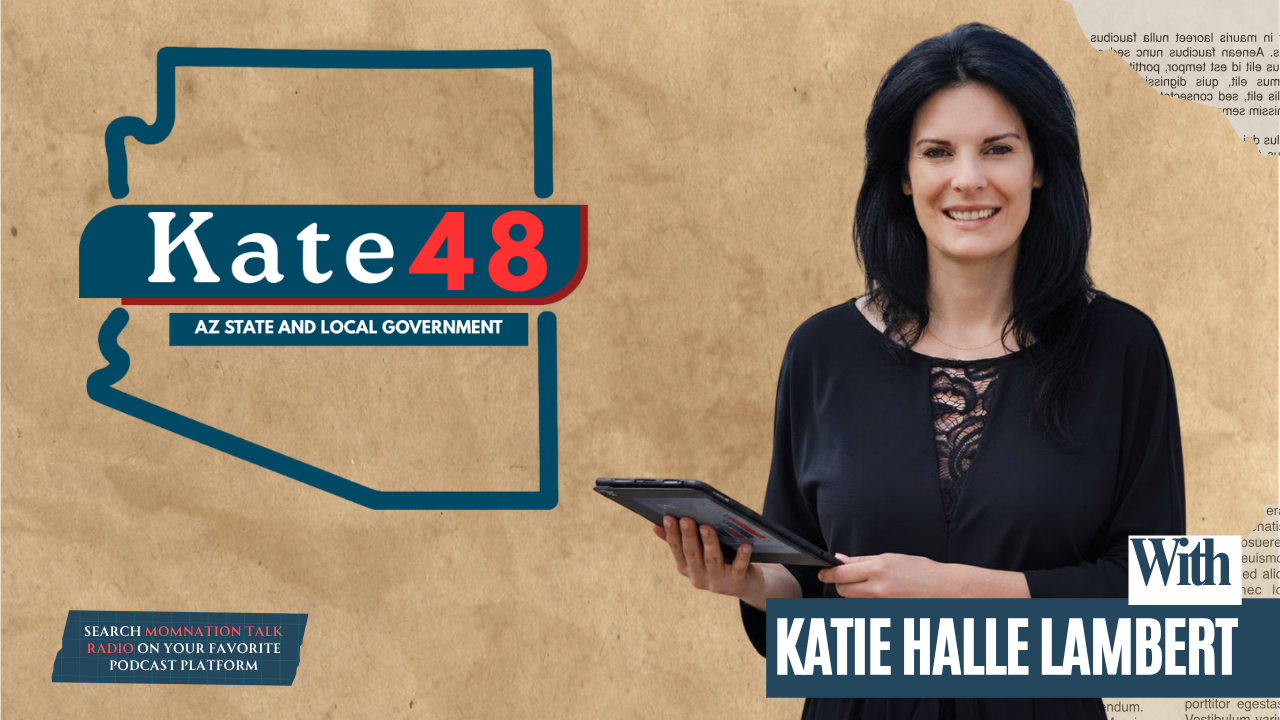 Kate48 AZ state and local government educational podcast branding